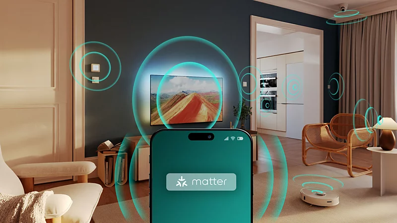 Aplikace Matter ovl&aacute;d&aacute; TV Philips a dal&scaron;&iacute; chytr&eacute; spotřebiče