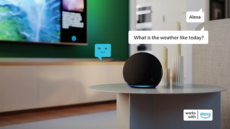 Hlasov&eacute; ovl&aacute;d&aacute;n&iacute; TV Philips pomoc&iacute; Alexa