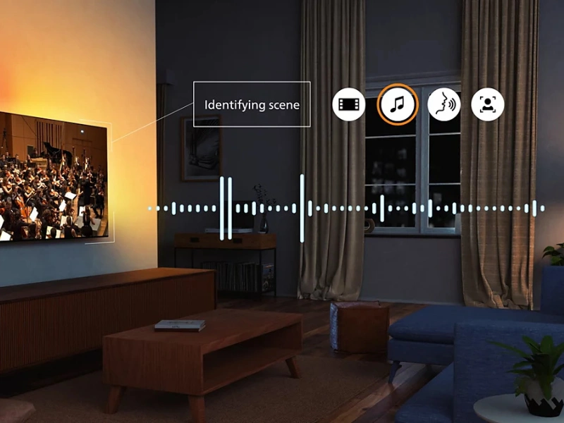 Siahnite po TV PHILIPS 50PQS9011/12 a dodajte filmov&yacute;m večerom &scaron;ťavu pomocou syst&eacute;mu IntelliSound Engine.