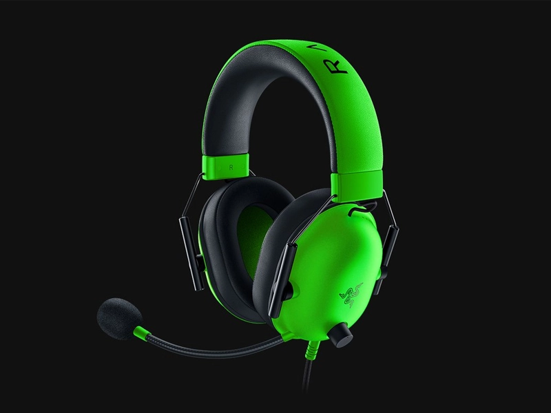 Razer_BlackShark_V2_X_green mikrof&oacute;n