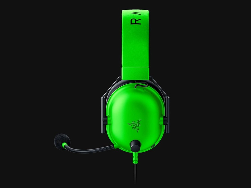 Razer_BlackShark_V2_X_green potlačenie hluku