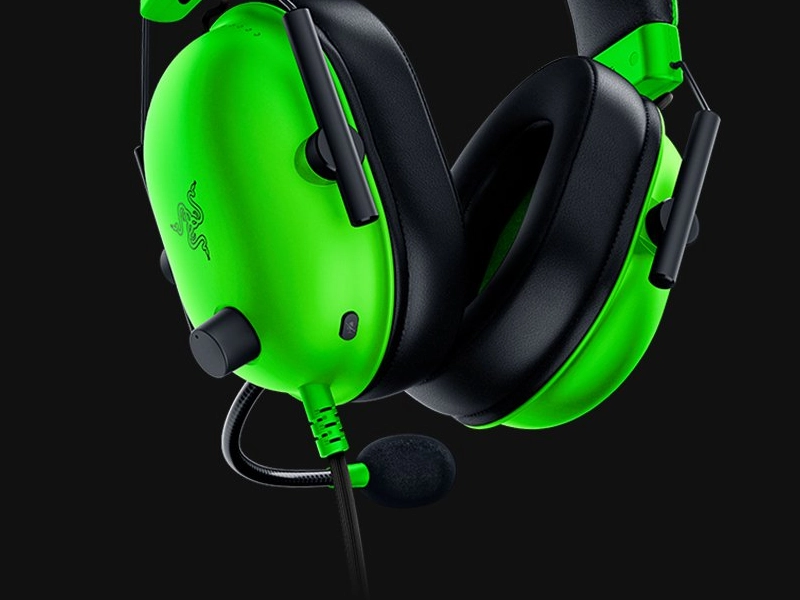 Razer_BlackShark_V2_X_green priestorov&yacute; zvuk