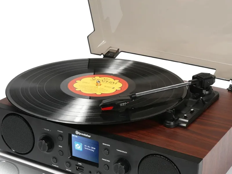 Gramofón Roadstar TTR-8850ED+BT vám ponúka až tri rýchlosti prehrávania platní - 33, 45 či 78 otáčok za minútu