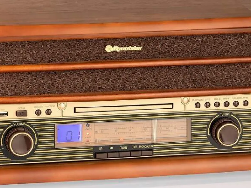 FM Tuner gramofónu Roadstar HIF 1993BT vám poskytne pestrú paletu hudobnej zábavy.
