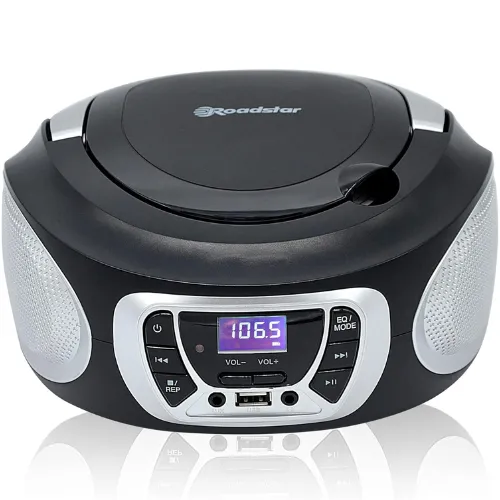 Prenosné rádio Roadstar CDR-365U/SL splní každú vašu požiadavku na hudbu.