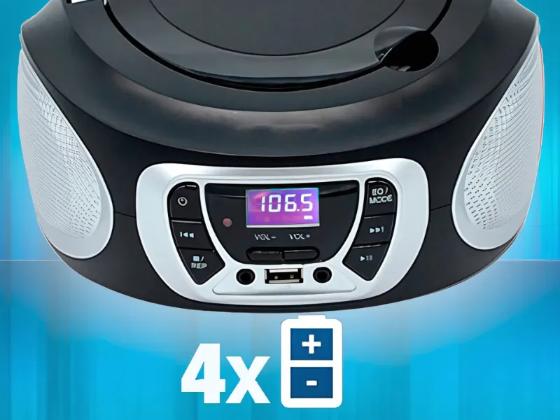 Napájanie z baterii Roadstar CDR-365U/SL.