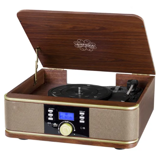 Retro gramofón Trevi TT 1042 DAB+ vás prenesie do jemných tónov minulosti