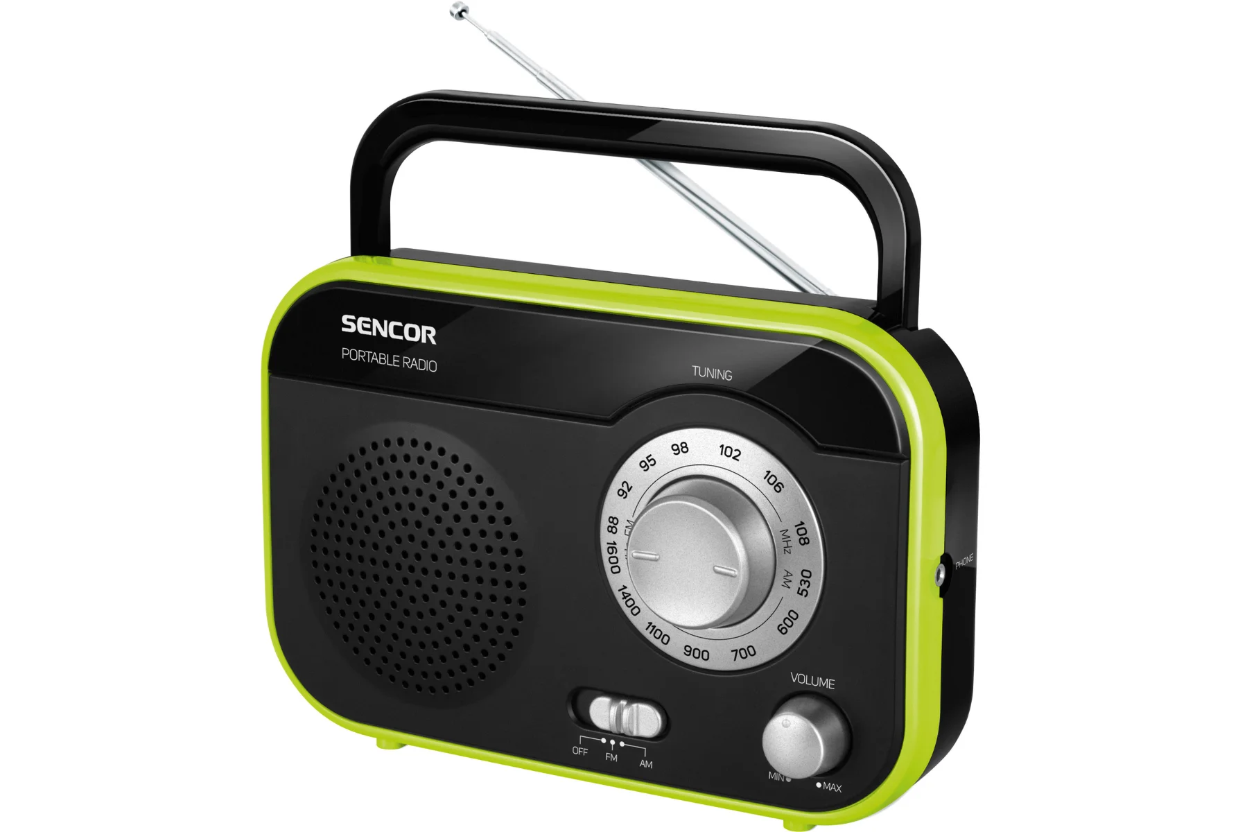 Prenosné rádio Sencor SRD 210 BGN fm am