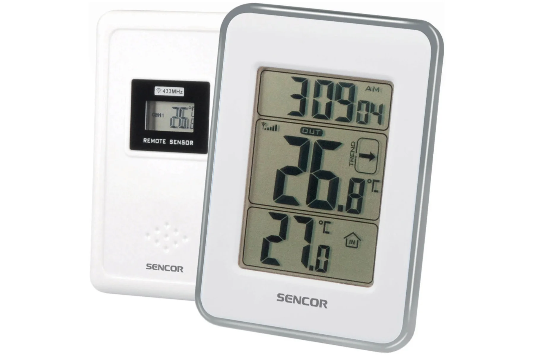 Teplomer s bezdrôtovým senzorom merania teploty SWS 25 WS vlastnosti