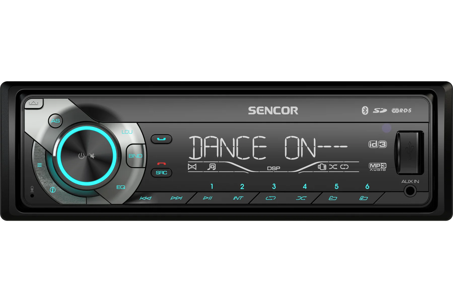 Autorádio Sencor SCT 5051BMR zvuk