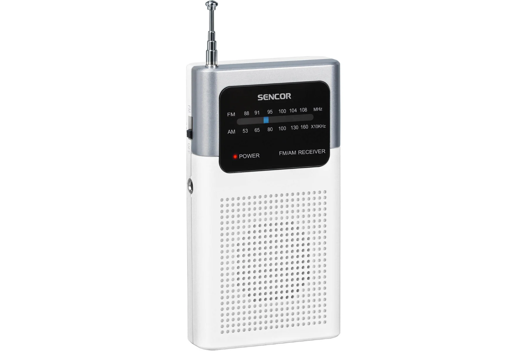 Vreckový rádioprijímač Sencor SRD 1100 W jednoduche pouzivanie