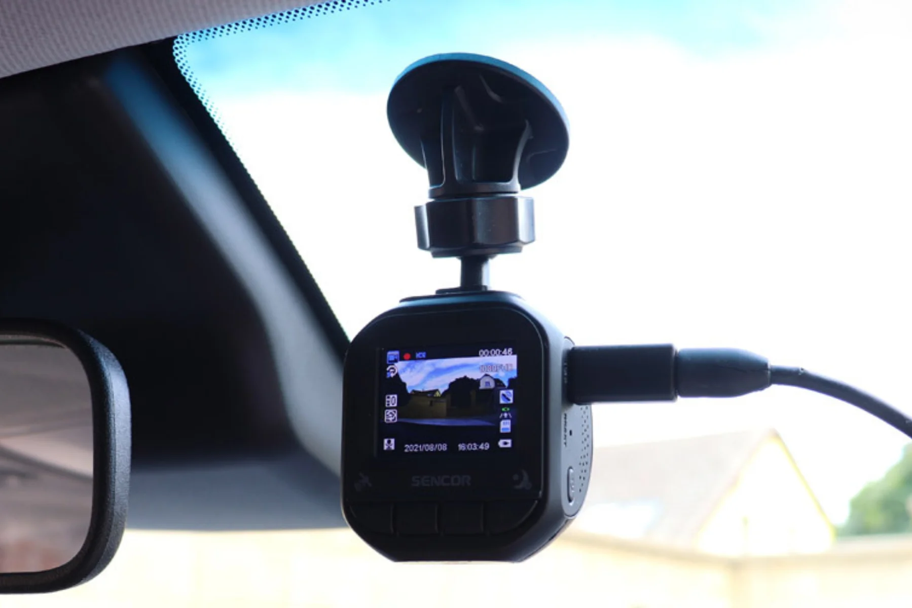 Digitálna kamera do auta Sencor SCR 5000GS funkcie bezpecnost