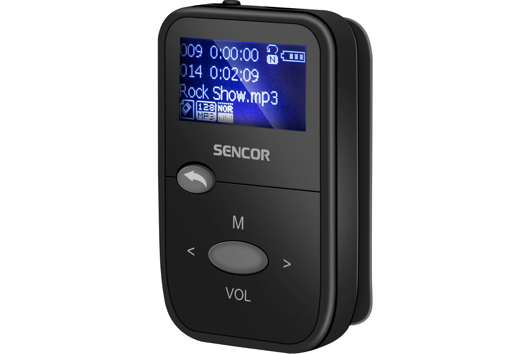 MP3 prehrávač 8 GB so slotom na microSD Sencor SFP 4408 BK vykon