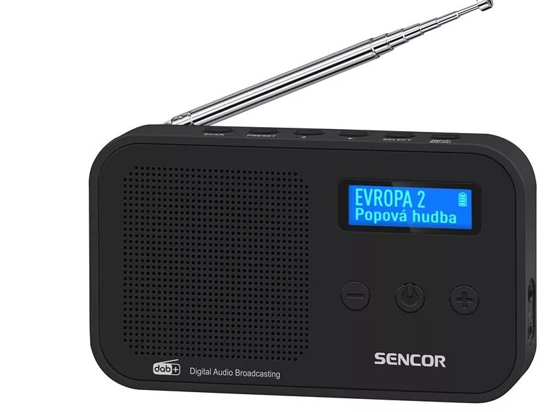 DAB+ r&aacute;dio Sencor