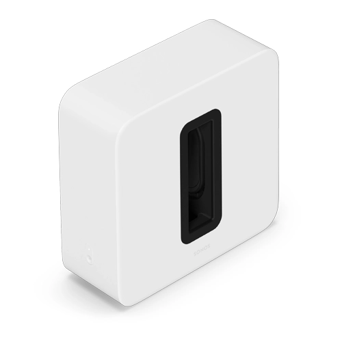 Sonos Sub 4 white subwoofer