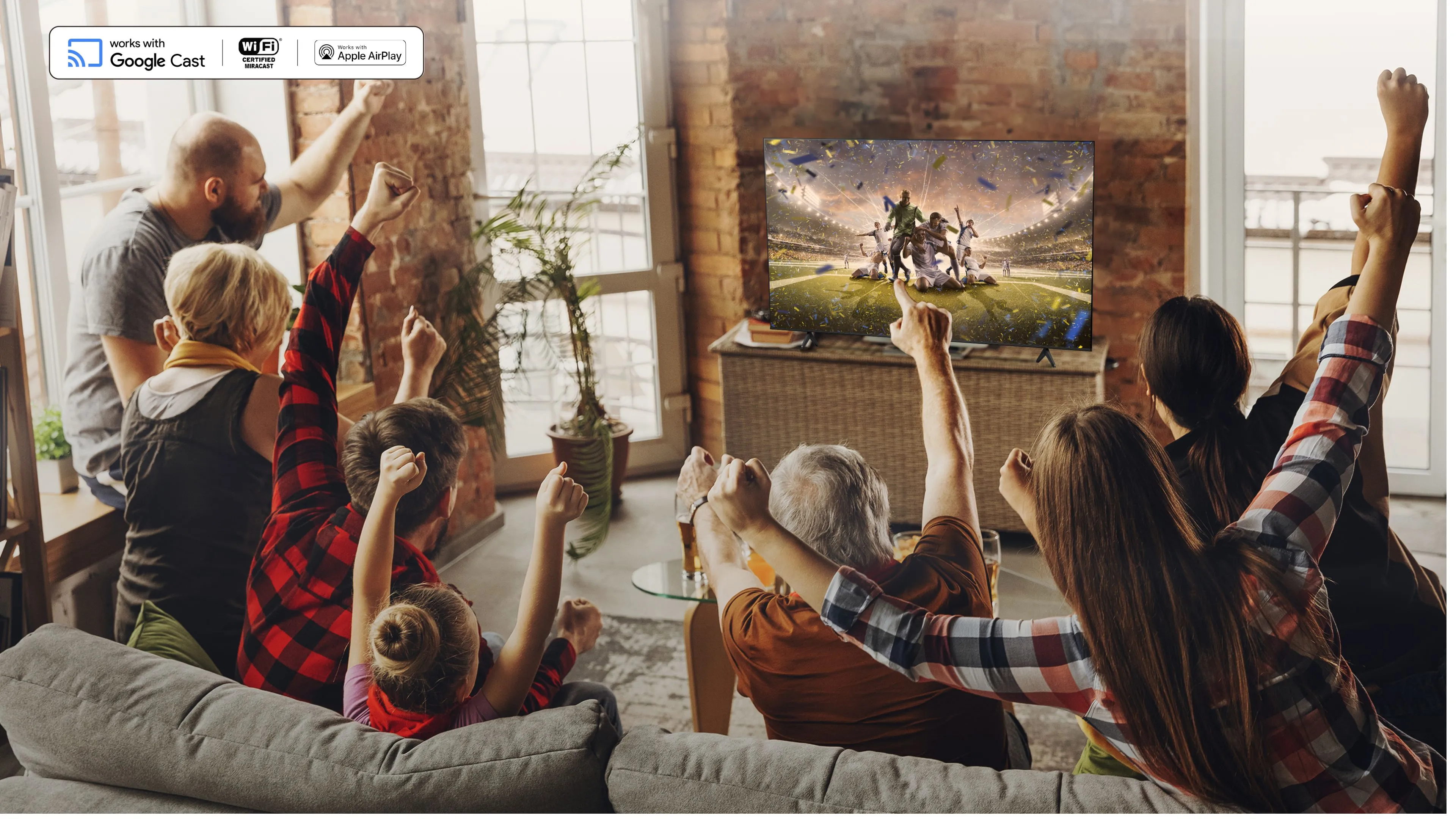 Miracast & Google Cast (Chromecast) & Airplay 2