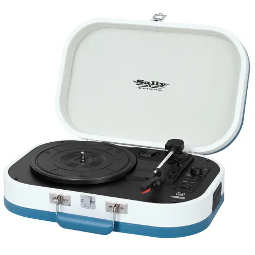 Prenosný gramofón Trevi TT 1020 BT Turquoise vás prenesie do jemných tónov minulosti
