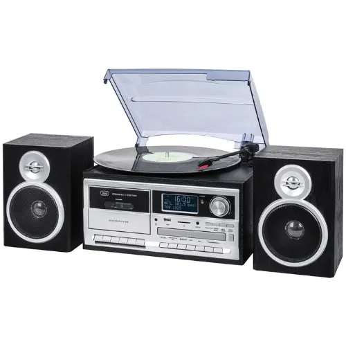 Stereo HIFI systém Trevi TT 1072 DAB Black vás prenesie do jemných tónov minulosti