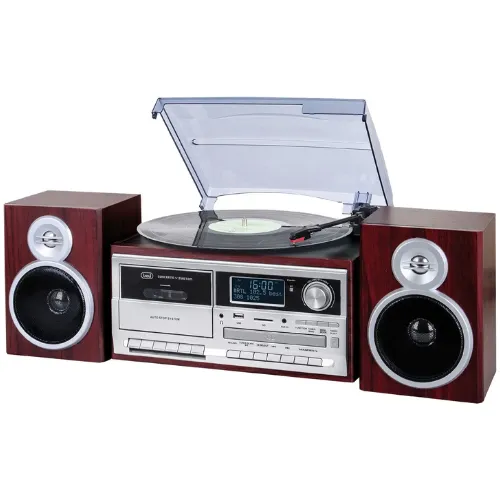 Stereo HIFI systém Trevi TT 1072 DAB Brown vás prenesie do jemných tónov minulosti