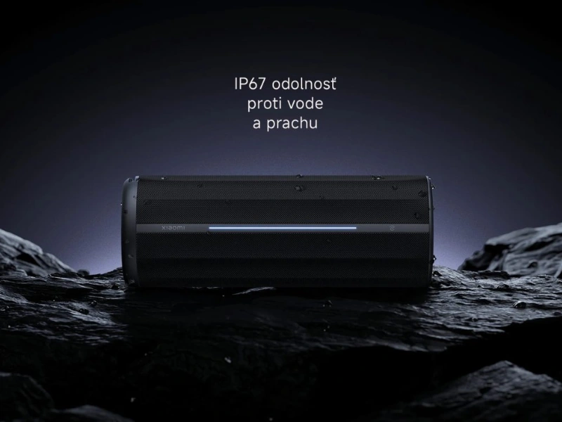 Certifikácia IP67 ochráni reproduktor Xiaomi Bluetooth Speaker pred prachom aj vodou.