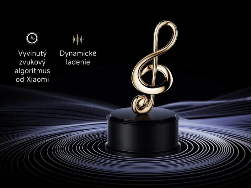 O čistý zvuk bez skreslenia sa v reproduktore Xiaomi Bluetooth Speaker postarajú inteligentné algoritmy Xiaomi.
