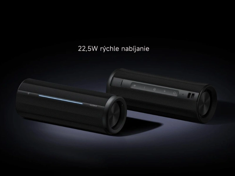 Reproduktor Xiaomi Bluetooth Speaker vydrží na jedno nabitie hrať až 17 hodín.