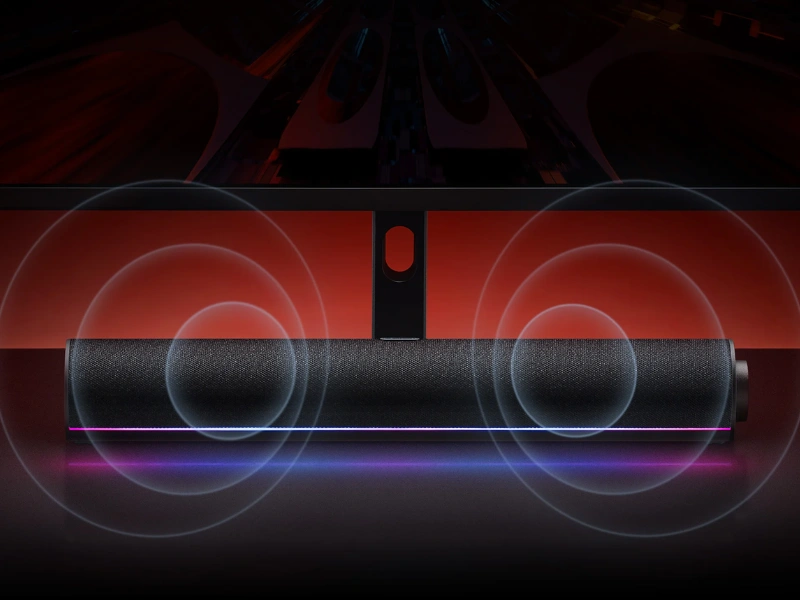S reproduktorom Xiaomi Desktop Speaker si vychutnáte čisté výšky a dunivé basy.