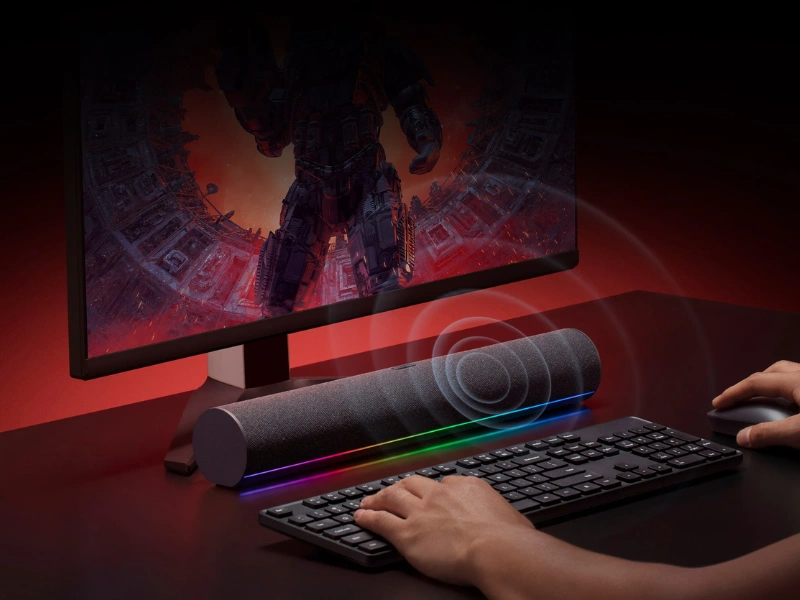 Zabudovaný mikrofón v reproduktore Xiaomi Desktop Speaker vám umožní vybavovať hovory s voľnými rukami.