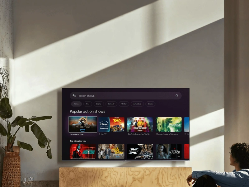 Xiaomi TV S Mini LED 55 2026 je možné ovládať hlasom cez Google Asistent.
