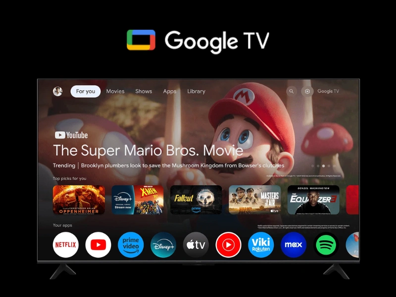 Televízor Xiaomi TV S mini LED a službou Google TV™ máte prístup k nekonečnej studnici vašej obľúbenej zábavy.