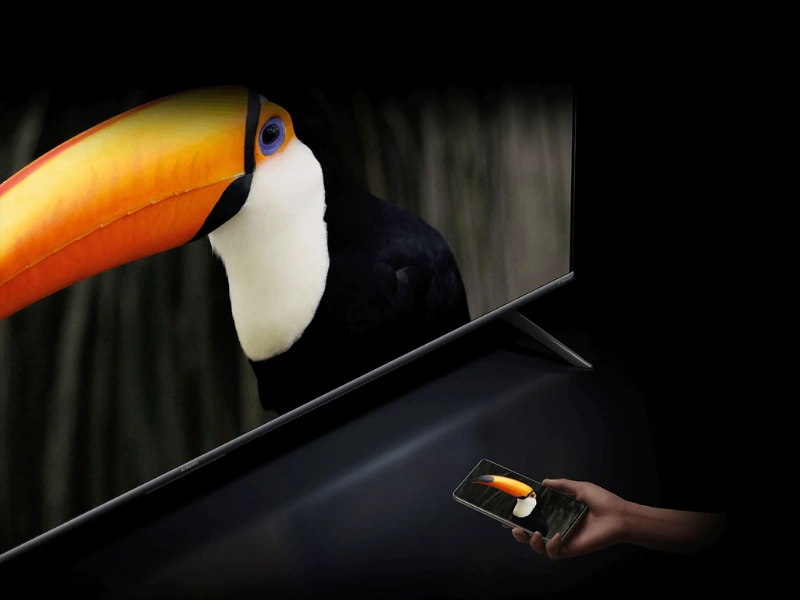 Vďaka funkcii Google Cast a Apple AirPlay môžete streamovať obsah svojho zariadenia priamo na televízore TV S mini LED a užiť si tak svoje zážitky na veľkej obrazovke.