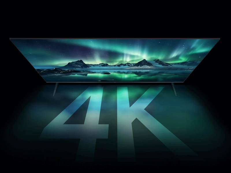 Televízor Xiaomi TV A Pro disponuje vysokým rozlíšením 4K.