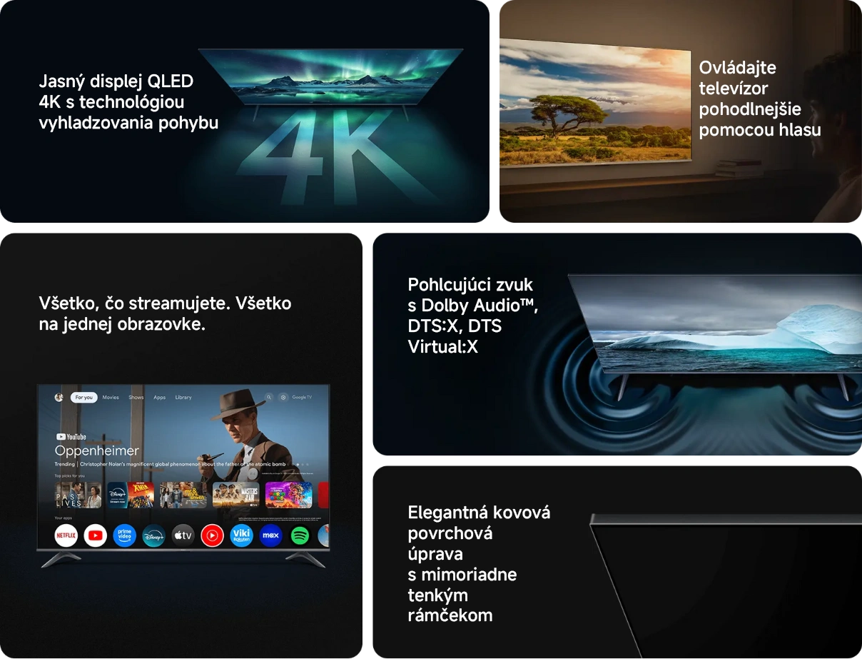 Kľúčové vlastnosti TV A Pro 43U