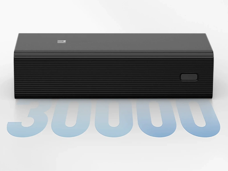 Vďaka extrémnej kapacite 30 000 mAh vám 18 W powerbanka Xiaomi poskytne energiu až na 10 dní.