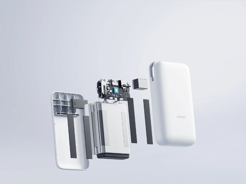 Powerbanka Xiaomi 20 000 je vybavená špeciálnymi funkciami pre bezpečné používanie.