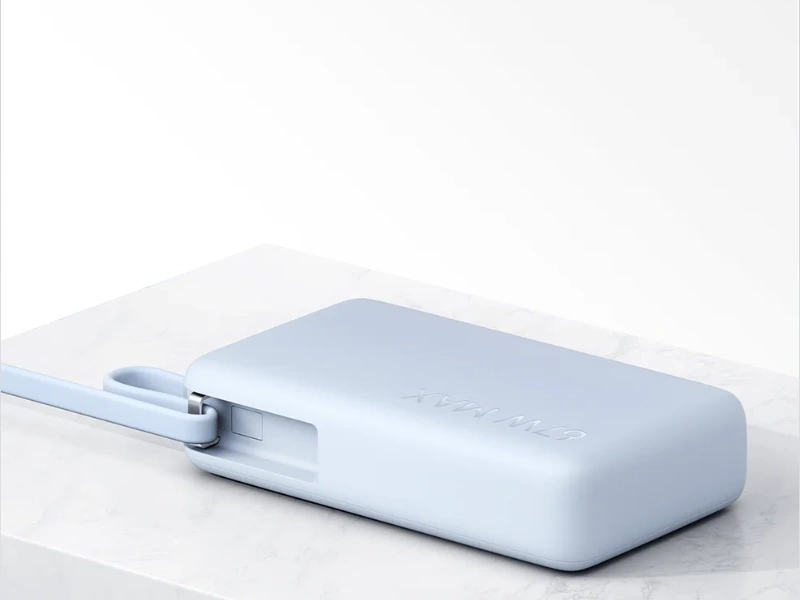 Integrovaný kábel vám uľahčí používanie powerbanky Xiaomi 67 W 10 000.