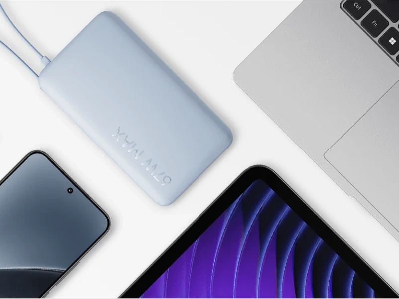 Powerbanka Xiaomi 67 W 10 000 sa postará o rýchle nabitie smartfónov aj notebookov.