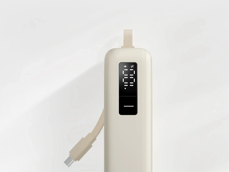 Presnú kapacitu batériu uvidíte v percentách na LED displeji powerbanky Xiaomi 67 W 20 000.