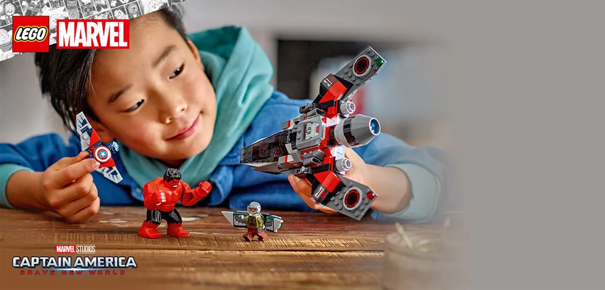 HERO LEGO ® 76292 Kapitán Amerika vs.Hulk.