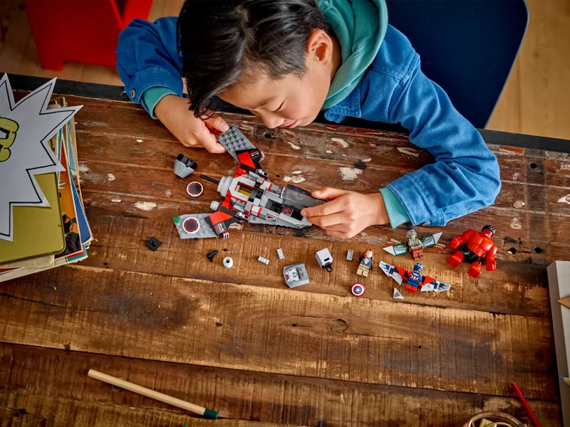 Stavebnica LEGO® 76292 Marvel Kapitán Amerika vs.Hulk