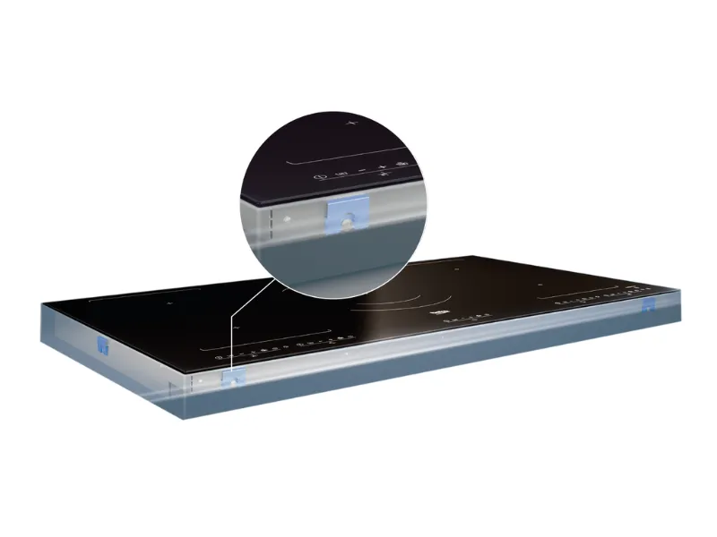 Objavte čaro systému EasyFit pre mimoriadne rýchlu inštaláciu vašej novej varnej dosky Beko HIC64401.