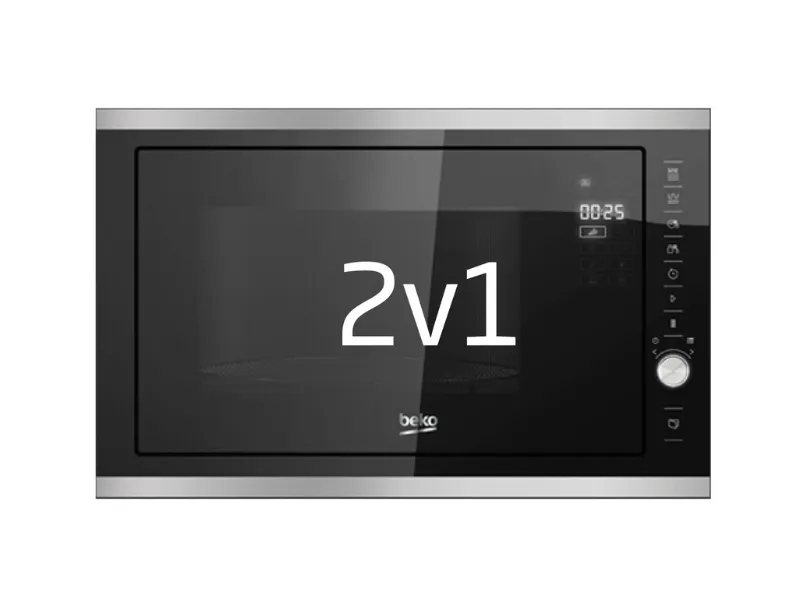 Varte a pečte bez obmedzen&iacute; s funkciou teplovzduch v mikrovlnke Beko BMCB25433BG