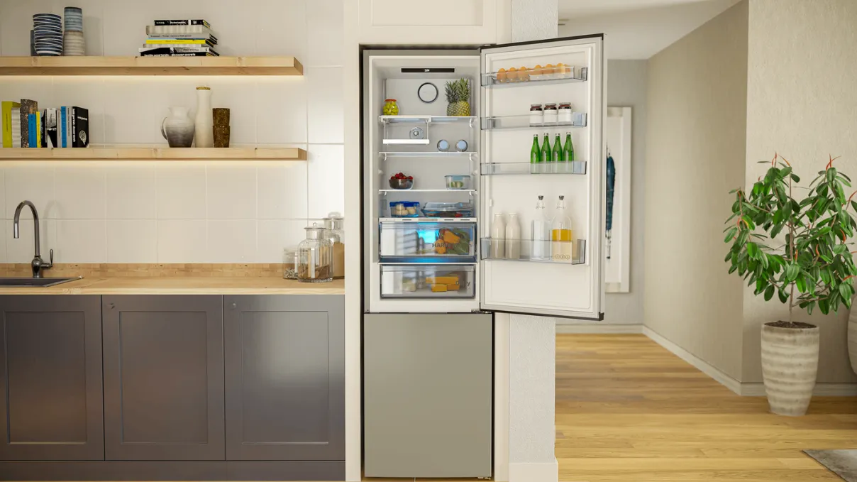 Kr&aacute;sny dizajn kuchyne s atrakt&iacute;vnym radom dom&aacute;cich spotrebičov BEKO