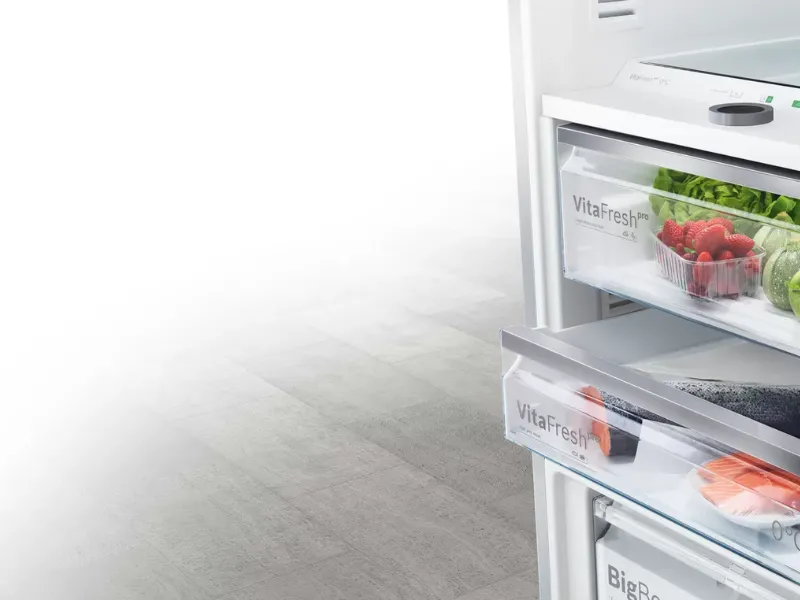 Doprajte si dlhodobú čerstvosť so zásuvkou Vitafresh Pro v Bosch KFF96PIEP