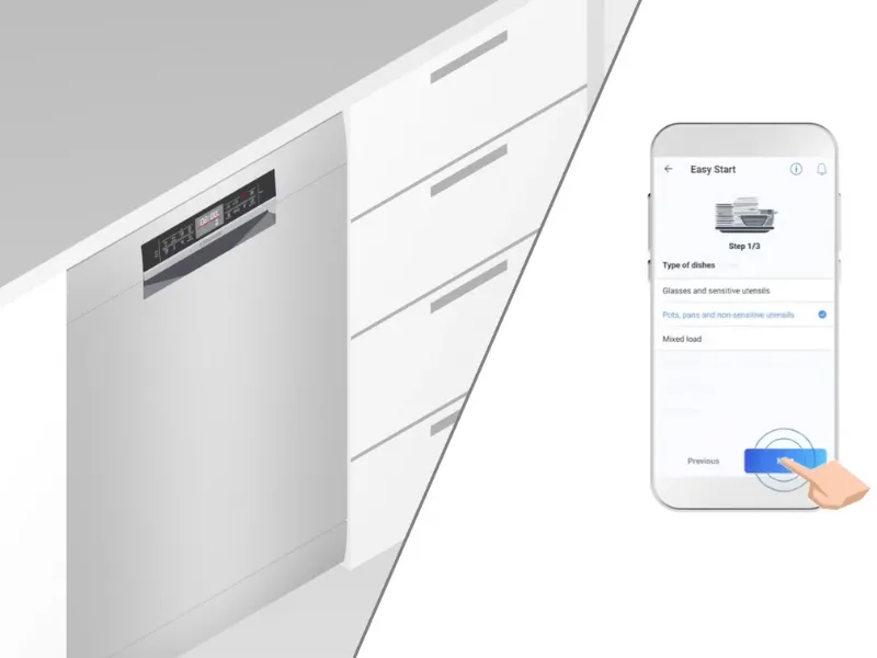 Programový asistent vám zjednoduchši výber správneho programu, aby Bosch SPS6YMI14E podala najlepší výkon.