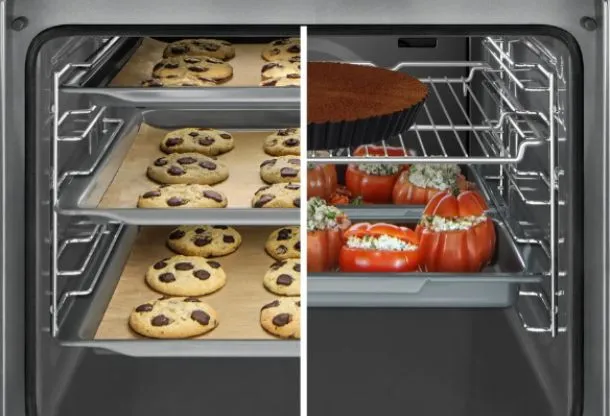 Rovnomerné pečenie až na troch úrovniach.