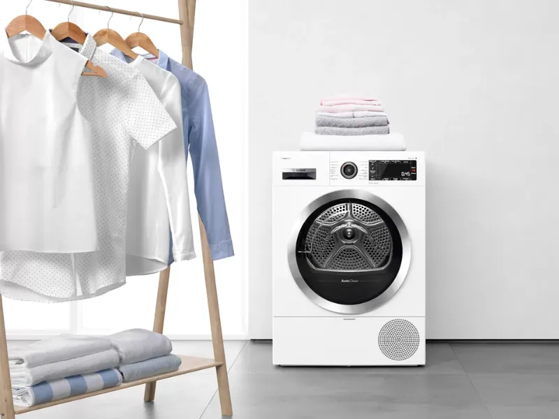 Systém Sensitive Drying v sušičke Bosch WQG233D1BY našuchoria látku.