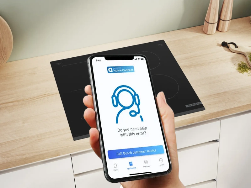 Vzdialená diagnostika pre varnú dosku Bosch PVQ631HC1E