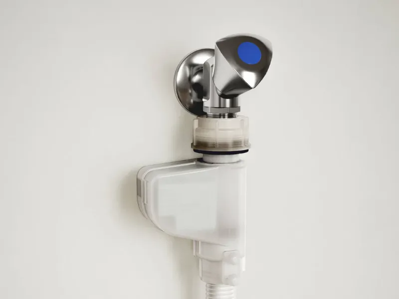 Technol&oacute;gia AquaStop v um&yacute;vačke Bosch SMH4ECX27E v&aacute;s ochr&aacute;ni pred vytopen&iacute;m.