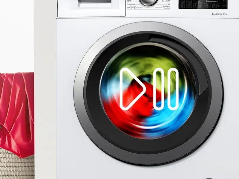 Funkcia Reload práčky Bosch WNG24401BY zaručí jednoduché pridanie bielizne aj potom, čo ste spustili prací program.